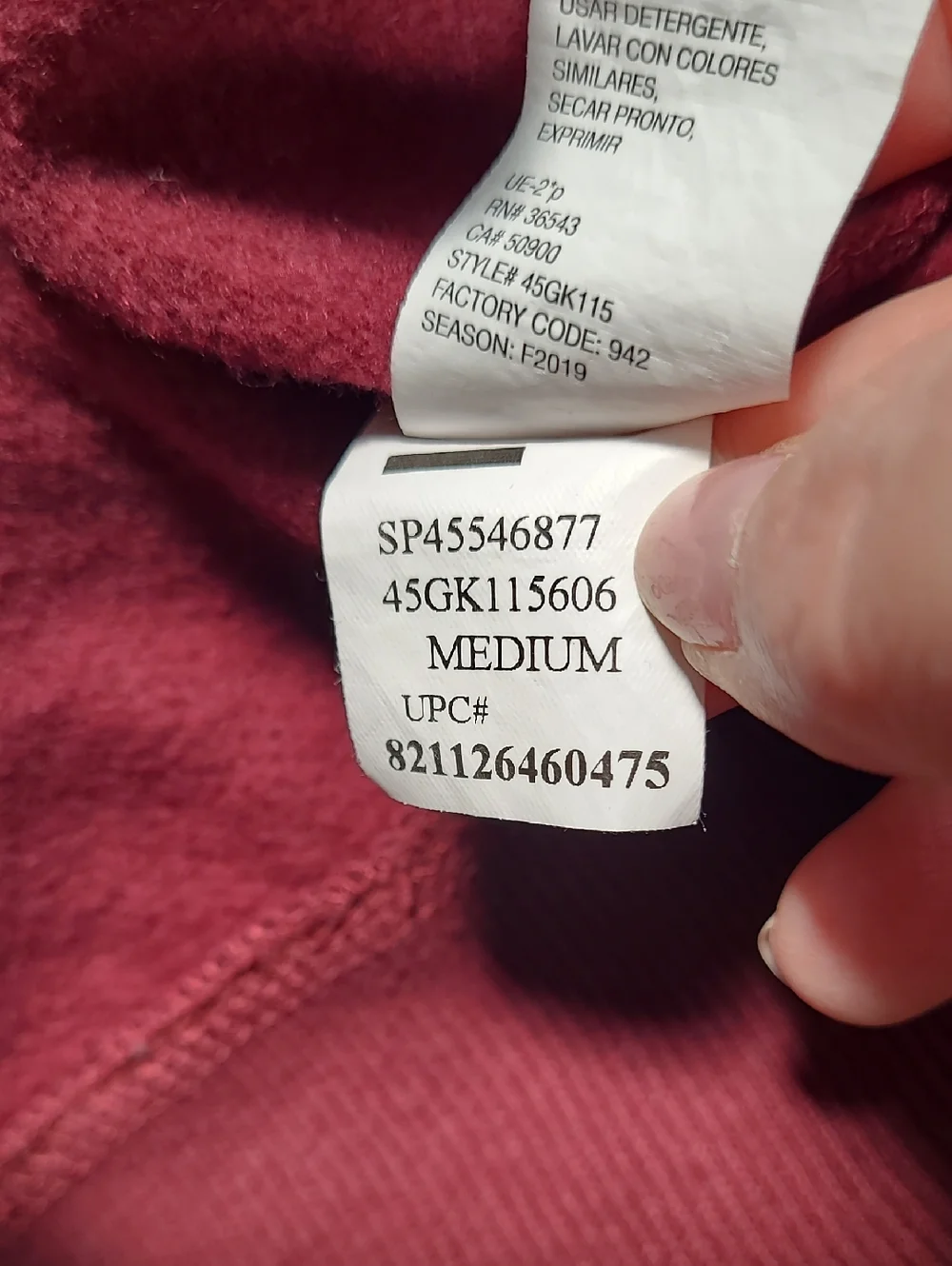 Men's Colorblock Crewneck Izod Sweatshirt Size M - Picture 5 of 6